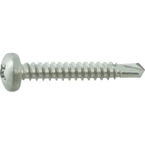 Viti autoperforanti a testa bombata A4 in acciaio inox, 4,2x25, 18 pz.