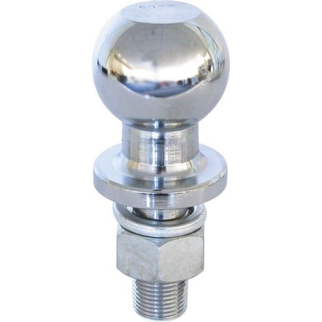 Boule d'attelage à visser 50mm – Charge 1,5 T – Filetage M22x2,5 mm – Connexion sécurisée remorque – (1/5)