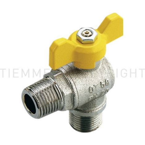 RUBINETTO A SQUADRA PER GAS M.M. 1/2"