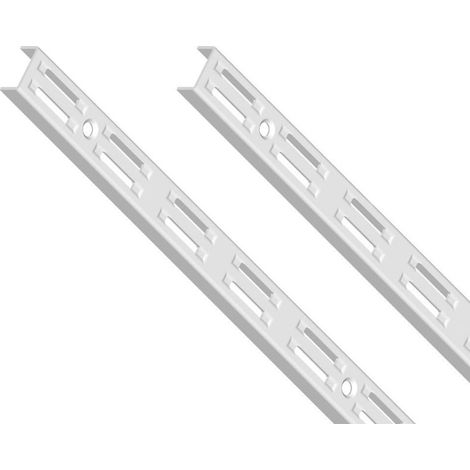 Panneau mural blanc STA avec perforation double rangée de 1000 mm