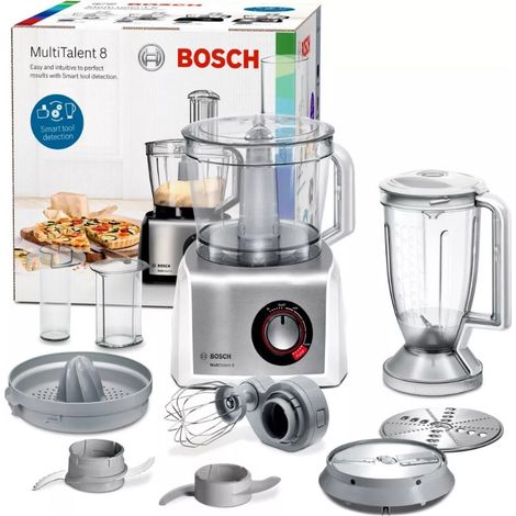 Procesador de alimentos multifuncional blanco de 3,9 L y 1250 W - B1EMC812S8 - Bosch -