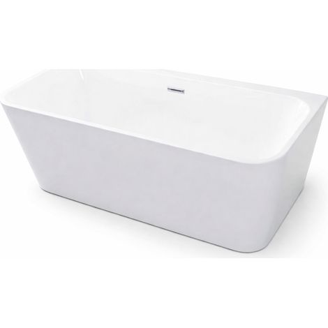 Baignoire îlot – 170 x 75 cm – Blanc brillant – MIRABELLE