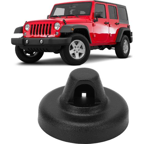 Schwarze Antennensockelabdeckung für Jeep Wrangler JK JL JT (Teilenummer: SGDL-1274) (1/5)