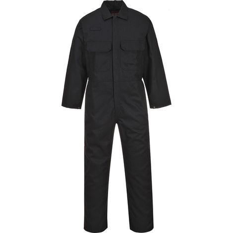 Combinaison Bizweld™ Retardateur de flammes couleur : Noir Tall taille XXL - PORTWEST