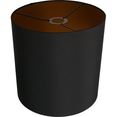 Mexlite - lampenschirm - Shade - schwarz - leinen - Ø 30cm - E27