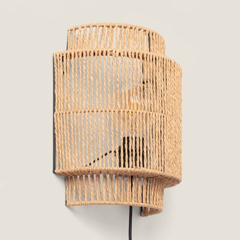 Applique da Parete in Rattan Kirito Naturale (1/5)