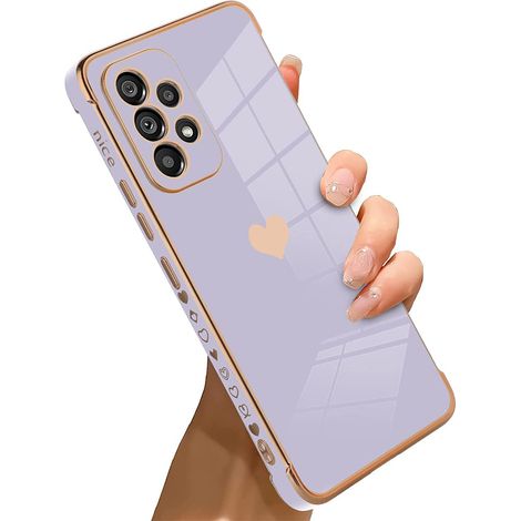 Schutzhülle für Samsung Galaxy A53 5G, Elektroherz, Lila (1/5)