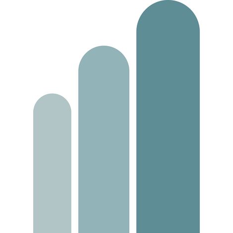 Lot de 3 Stickers Arches Design - Lot de 3 Stickers ( 1x L 32,7 cm x H 120 cm + 1x L 43,9 cm x H 161 cm + 1x L 54,5 cm x H 200 cm ) Motifs découpés à la forme - Adhésif MAT (1/2)