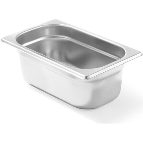 Contenitore GN 1/4, acciaio inox, Profi Line, altezza 200 mm - Hendi 801604 (1/3)