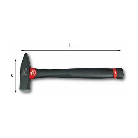 USAG 382 F MARTELLI PER MECCANICI MANICO IN GRAPHITE 300x105