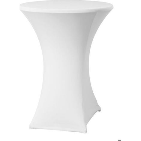 Housse Pour Table Haute - Diamètre 800-850 mm - Hauteur 1050-1150 mm - Jersey Polyester Élasthanne - 1 Pièce (1/2)
