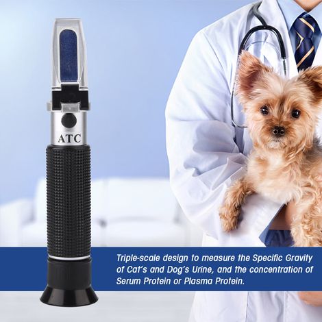 RZ126 réfractomètre à main densité urinaire chat chien instrument vétérinaire (1/5)