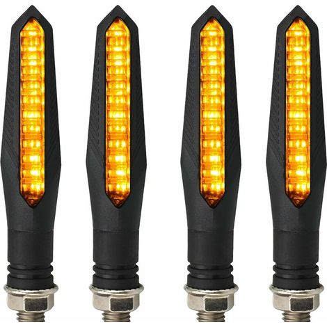 Clignotant Moto LED Ambre 12V Accessoires Moto Lampes Universelles Ampoules Led(Lot de 4) (1/5)