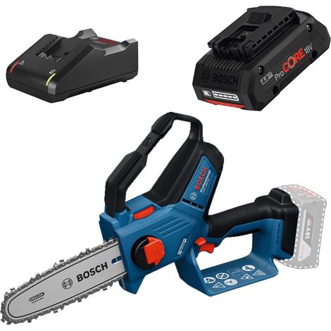 Bosch Professional Cordless Brushless Pruning Chainsaw 20cm + 4ah ProCore Kit