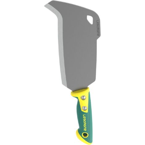 Leborgne – Serpe de Paris 22 cm – Manche tri-matière ergonomique – Lame en acier inoxydable avec revêtement téflon – Coupe nette et précise