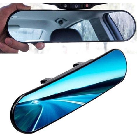 HONORNIC - Rétroviseur panoramique Kentop - Pour l'intérieur de la voiture - Universel et anti-éblouissement - Rond avec réglage d'angle (1/4)