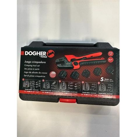 CRIMPADORA CON 5 CABEZAS INTERCAMBIABLES - DOGHER