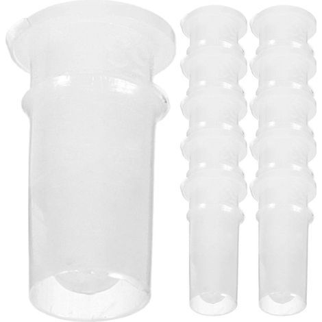 100 selbstklebende Spielzeugaccessoires (1,5 cm): BB-Pfeife mit Mundstück und Haustierspielzeug – 1,5 x 0,65 cm – Weiß (1/4)