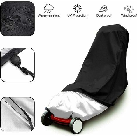 Lawn Mower Blanket, Waterproof Heavy Duty Shade Cloth UV Protection Protective Tear Resistant Canvas 48x18.5x13.5 Inches (1/5)