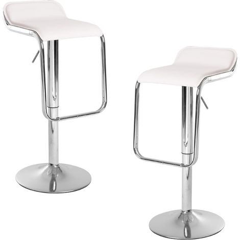 Packs Taburetes Cocina - Pack 2 Taburetes Itri - Blanco (1/5)