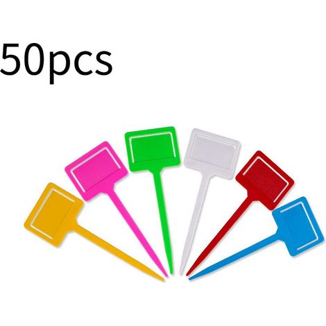 60 Pièces Étiquettes Plantes Étanches Pp Multicolores Résistantes À La Lumière Pour Jardinage Inserts Classification Jardin Extérieur (1/4)
