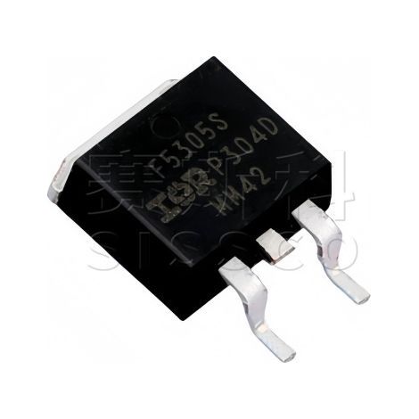 IRF5305STRLPBF TO-263-3 P-channel SMD MOSFET -55V/-31A, electronic component chip, 5 electronic components, packaged and shipped.