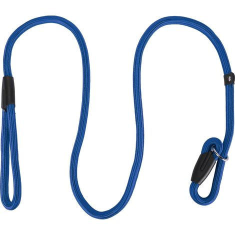 Rutschfeste, verstellbare, robuste Hundeleine aus weichem Nylon, Zugseil für kleine und mittelgroße Hunde, Welpen, blau, Größe L (1 x 140 cm / 0,4 x 55,1 Zoll) (1/5)