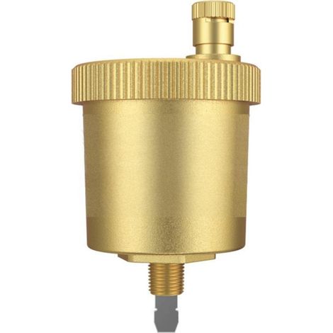 Valve de purge d'air automatique en laiton de 1/8 pouce, valve de purge d'air pour système de ventilation verticale, valve de purge d'air automatique pour chauffage (1/5)