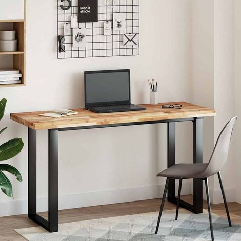 Maison Exclusive - Tablero escritorio madera maciza acacia sin tr