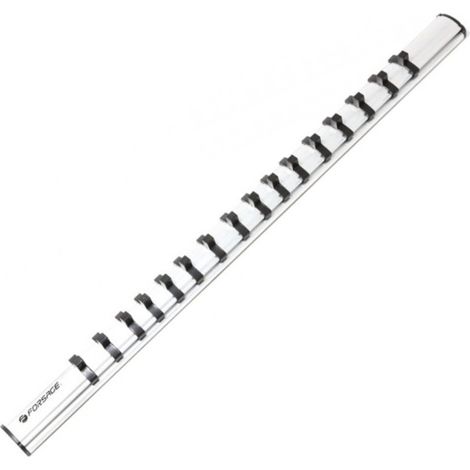 Tira magnética para rieles de enchufes de 1/4" 500 mm (1/3)