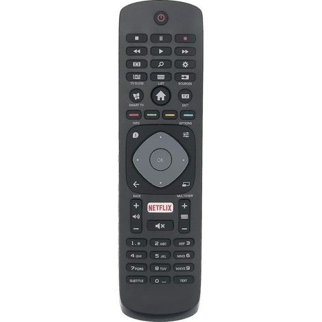 Remote Control Replace For Philips 4k Uhd Hdr Ambilight Smart Tv 43pus6262 49pus6262 50pus6262 55pus6262 65pus6262