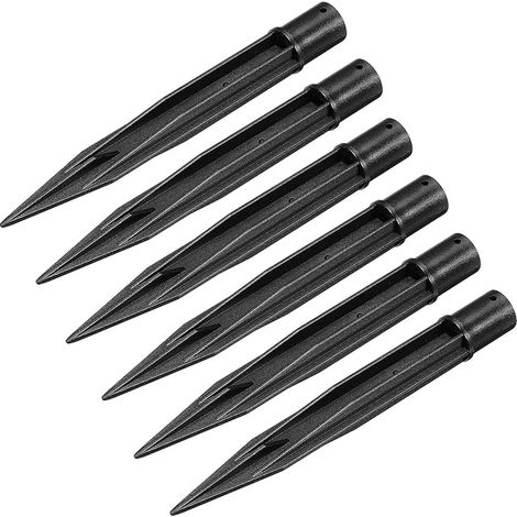 Solar Light Stakes 150 mm ABS Plastic Black (1/5)