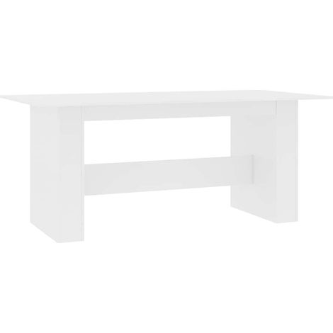 Maison Exclusive - Tavolo da Pranzo Bianco 180x90x76 cm in Legno Multistrato (1/5)