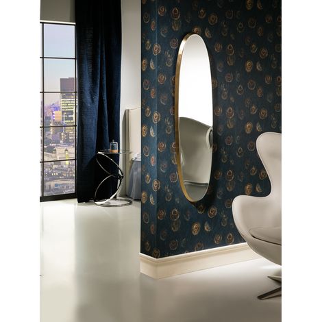 ESPEJO ARIES OVAL136X36 ORO (1/3)