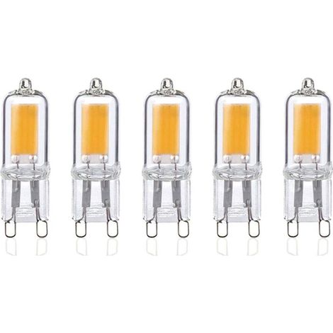 Ampoule Led G9 - 2 W - 3000 K - 250 Lm - Angle 360° - Ra 80 - 220-240 V Ac - Non Dimmable - Lot De 5 (1/5)