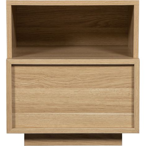 Table de chevet 1 tiroir en bois - Bois clair - Joy (1/5)