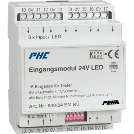 Peha Eingangsmodul 24VDC 16Rückmeld. D 940/24 EM RÜ