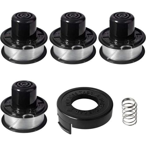 ZVD A6226 Bobine de fil compatible avec Black et Decker Auftipp Coupe-herbe automatique GL250 / GL310 / GL360 / GL360SB avec 6m ligne, 6-pack (1/4)