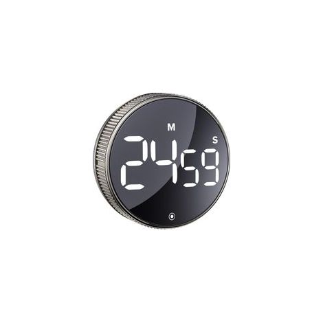 minuterie de Cuisine, minuterie de productivité avec Affichage numérique LED, Salle de Classe à Domicile Gym Bureau Smart Timer, Volume et luminosité réglables Timer (Guncolor)