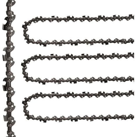 Kettensägenketten, 3 Stück, 12 Zoll Kettensägenkette, 45 Treibglieder, Ölführungsschiene, 3/8 Zoll Kettenteilung, Sägekette für 30 cm Kettensägenführungsschienen (1/5)