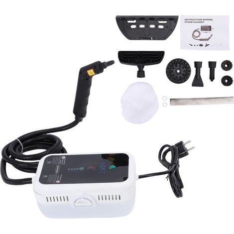 BelleRise - Nettoyeur vapeur haute pression – 105°C 1600W – Dégoudronnage hotte cuisine – blanc (1/5)