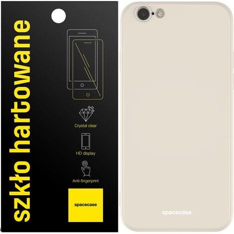 Robusta e resistente custodia protettiva opaca in silicone per iPhone 6 / 6S + Vetro (1/5)