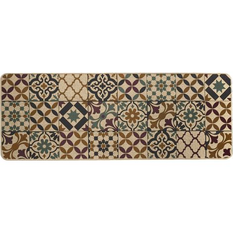 Tapis Tissé Imprimé "Bizancia" 45x120cm Multicolore (1/2)