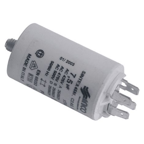 CONDENSATEUR 7.5 ΜF 450V POUR SECHE LINGE CANDY - 92215292