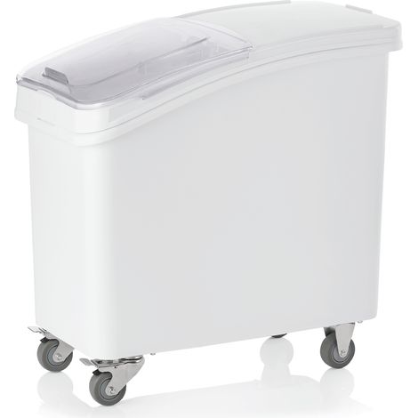 Bac alimentaire sur roulettes 81 ltr 80 x 35 x 63 cm polyéthylène polycarbonate - Was Germany