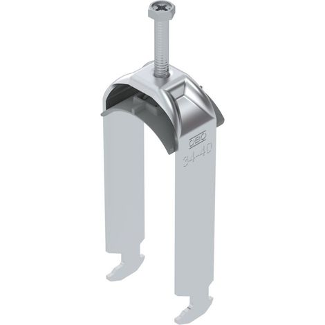 OBO Bettermann Bügelschelle 2056 2-fach 34-40mm Aluminium, 50 Stück, 1186437
