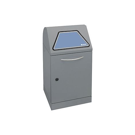 Stumpf bidoni differenziata Modul-Vario 45 grigio alluminio struttura contenitore interno 45l - 625-045-0-2-100 (1/4)