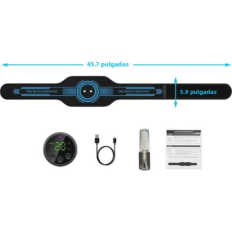 (1 pièce) Ceinture abdominale rechargeable USB (1/5)