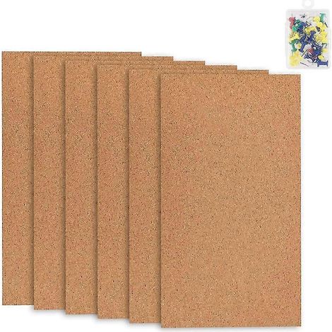 Lot de 6 panneaux de liège épaisseur 125 cm sans cadre. (1/5)