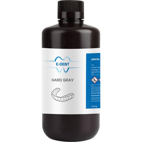 Dentalharz für 3D-Drucker E-Dent Hartgrau 1 kg (1/2)